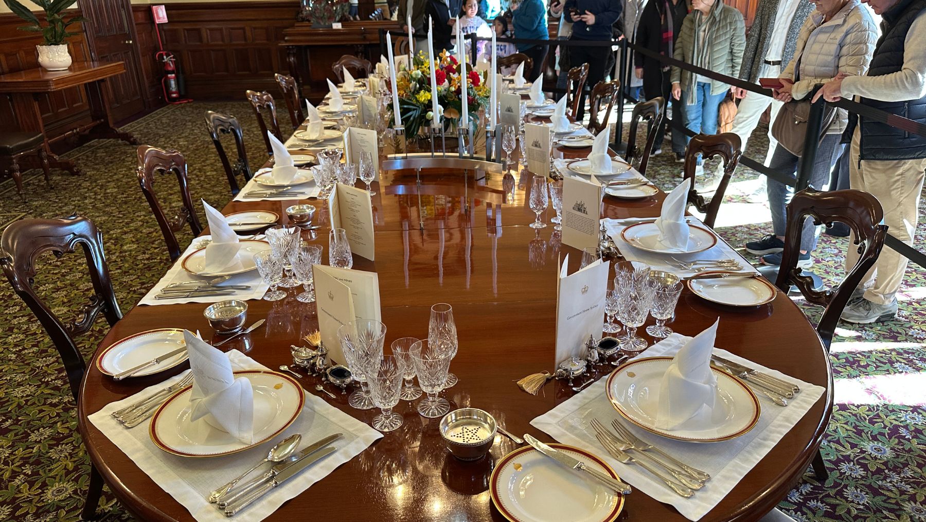Dining Table at Government House