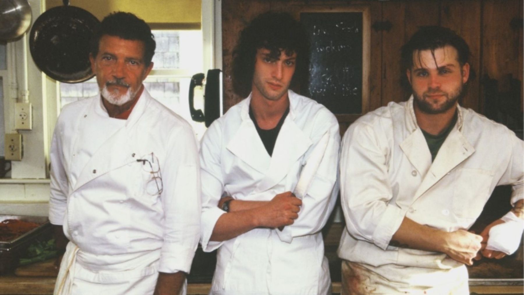 three men in kitchen whites