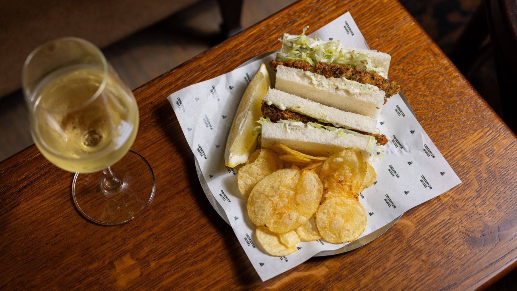 Fish finger sandwich is one of best pub food n sydney
